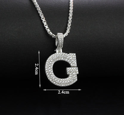 925 Sterling Silver Pendants Men's, Women's, Alphabet Pedants and Necklace