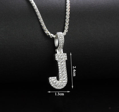 925 Sterling Silver Pendants Men's, Women's, Alphabet Pedants and Necklace